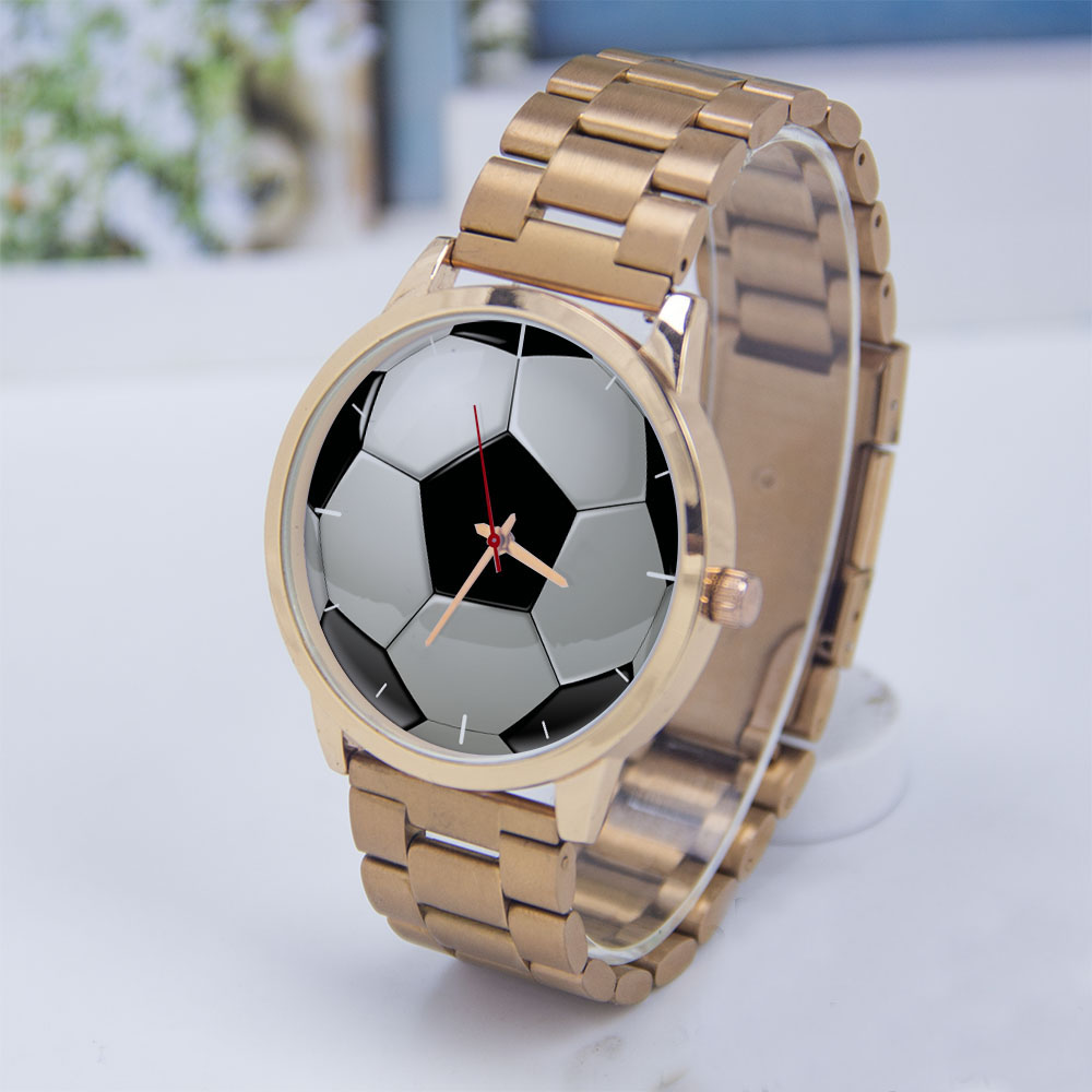 Men'S Accessories Jewelry Bracelet - ساعة كرة القدم بتصميم كرة القدم،