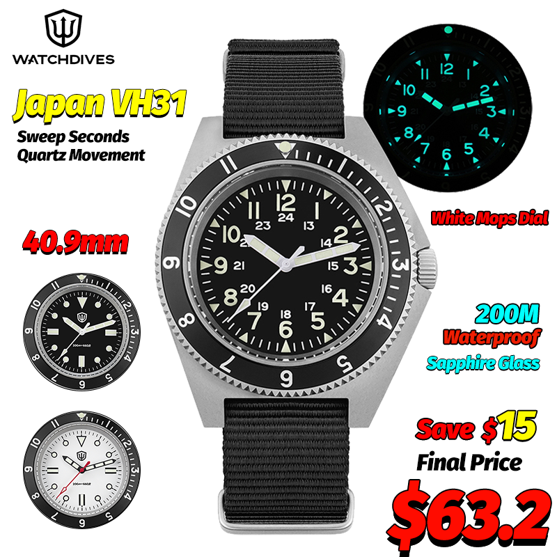 Men'S Accessories Jewelry Bracelet - Watchdives WD1972 ساعة كوارتز الياقوت مضيئة