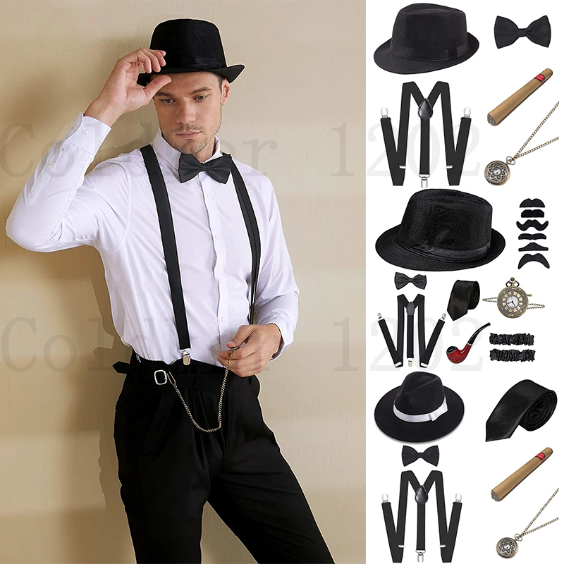 السفينة حرة هالوين 1920s رجل غ - مراجعة Men'S Accessories In The 1920S وسعره
