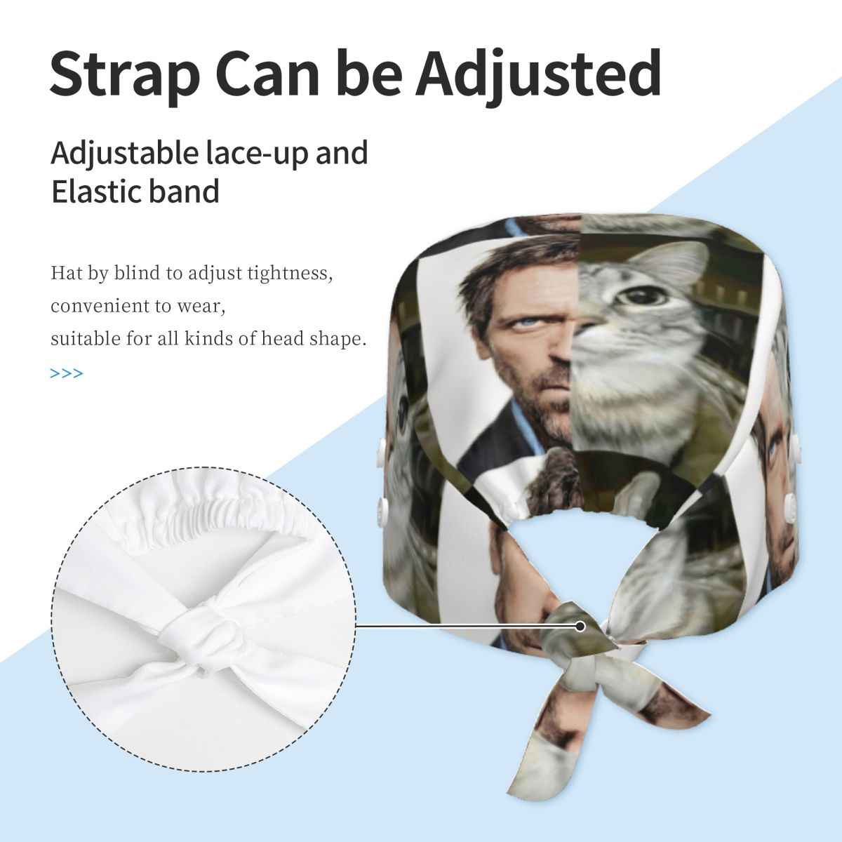 قبعة طبية بطبعة ميمز قطة من ها - مراجعة Men'S Accessories Designer وسعره