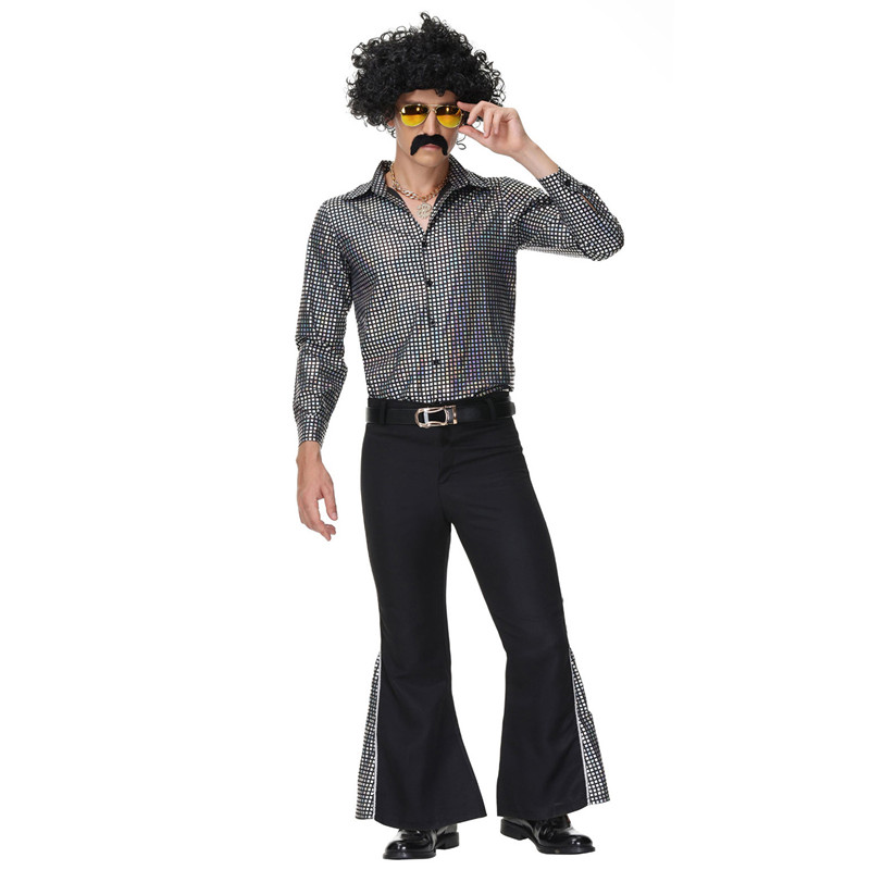 شعر مستعار أفرو كبير مجعد للجن - مراجعة Men'S Accessories In The 80S وسعره