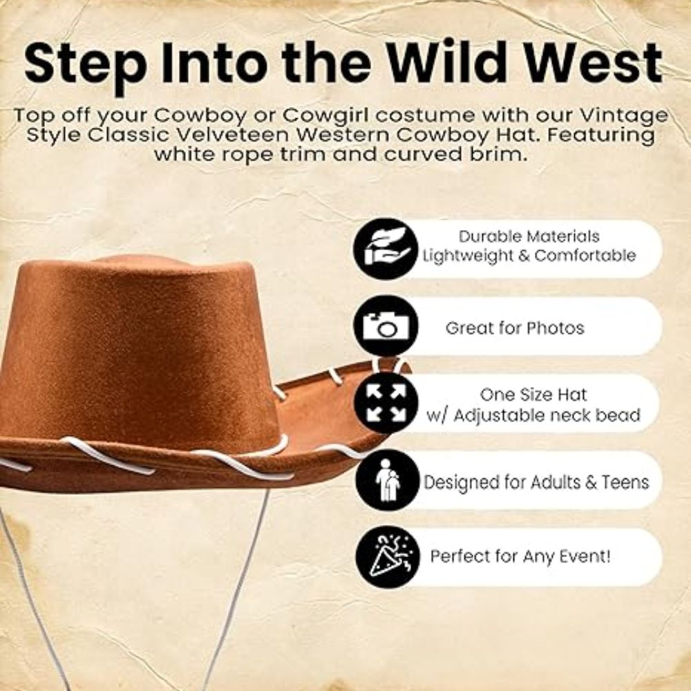 قبعة فانتازيا وودي جيسي التنكر - مراجعة Men'S Accessories Designer وسعره