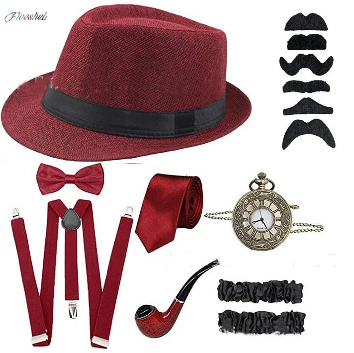 أزياء الهالوين لحفلة غاتسبي ال - مراجعة Men'S Accessories In The 1920S وسعره