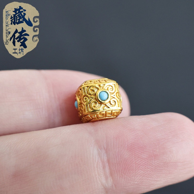 خرزة فاصلة من الفيروز بلون ذهب - مراجعة Men'S Accessories Jewelry Bracelet وسعره