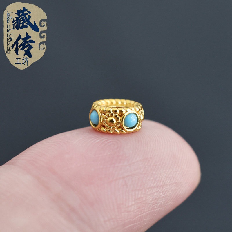 خرزة فاصلة من الفيروز بلون ذهب - مراجعة Men'S Accessories Jewelry Bracelet وسعره