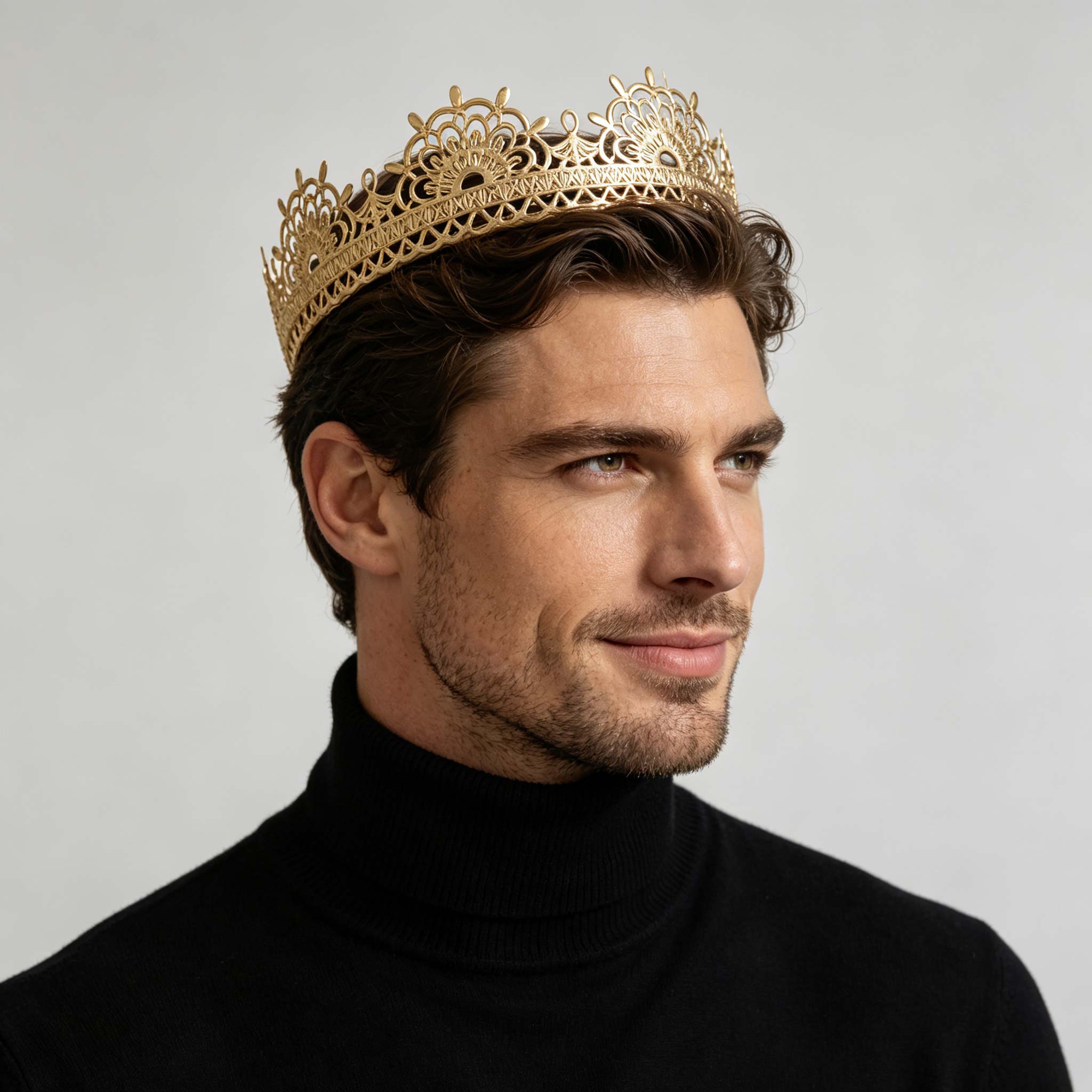 تاج ملكي ذهبي بتصميم بسيط ومفر - مراجعة Men'S Minimalist Accessories وسعره