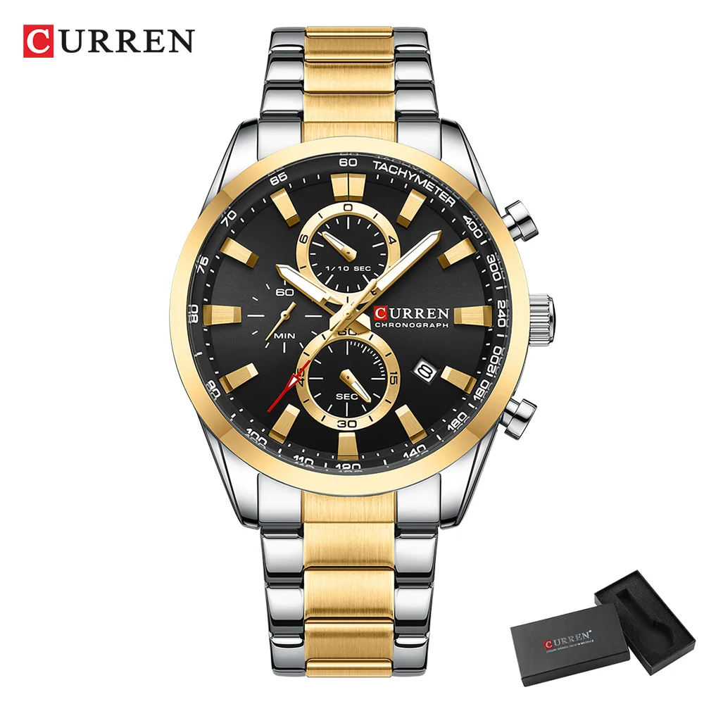 CURREN ساعات كوارتز كرونو رياض - مراجعة Men'S Accessories Jewelry Bracelet وسعره