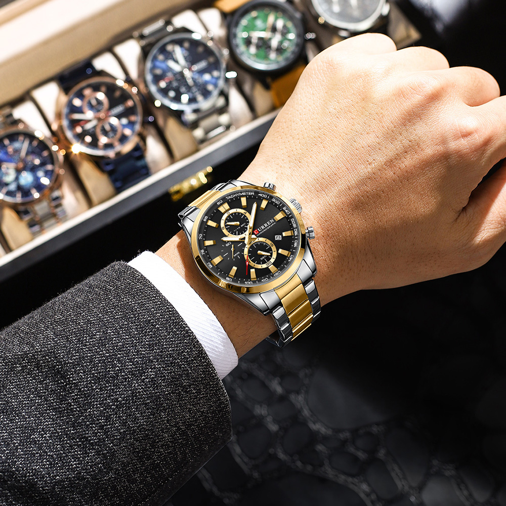 CURREN ساعات كوارتز كرونو رياض - مراجعة Men'S Accessories Jewelry Bracelet وسعره