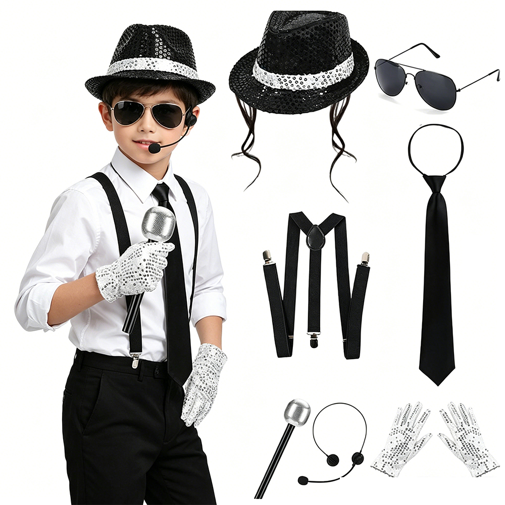 مجموعة إكسسوارات تنكرية لمايكل - مراجعة Men'S Accessories In The 80S وسعره