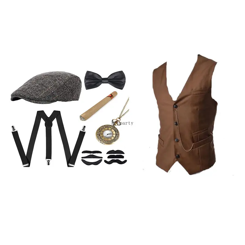 طقم زي رجالي على طراز العصابات - مراجعة Men'S Accessories In The 1920S وسعره