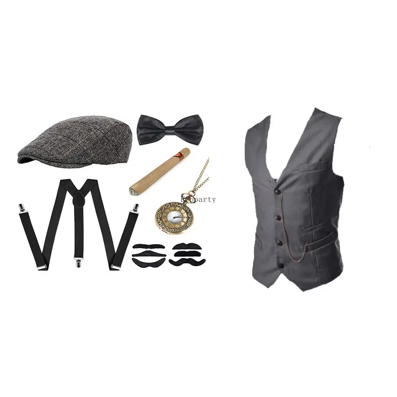 طقم زي رجالي على طراز العصابات - مراجعة Men'S Accessories In The 1920S وسعره