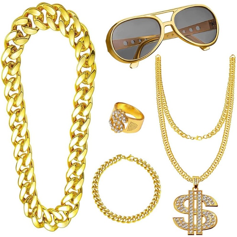 طقم أزياء هيب هوب مكون من 5 قط - مراجعة Men'S Accessories In The 80S وسعره