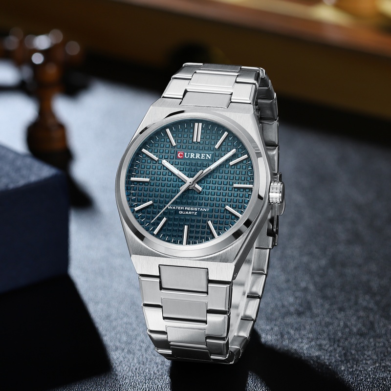 ساعة كوارتز رجالية CURREN 8439 - مراجعة Men'S Minimalist Accessories وسعره