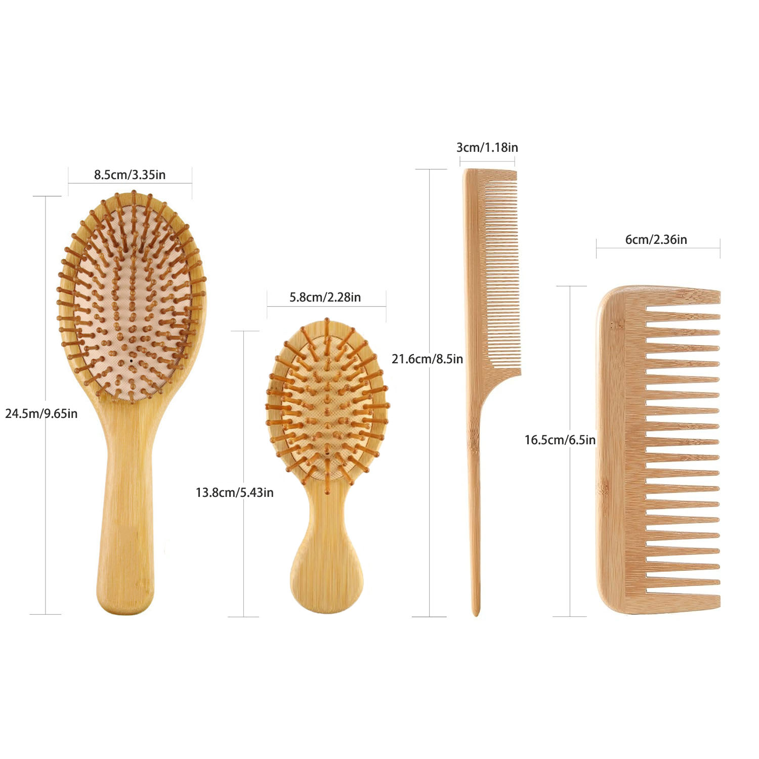مجموعة فرشاة ومشط شعر من الخيز - مراجعة Men Accessories Combo وسعره
